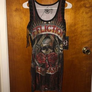 Affliction mini dress